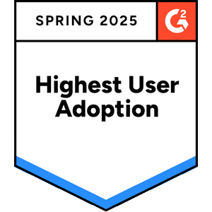 G2 Highest Adoption Spring 2025