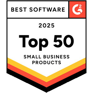 G2 Top 50 SMB Product 2025 logo