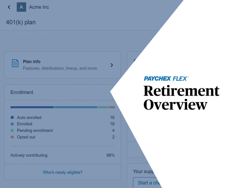 Paychex Flex Retirement Overview