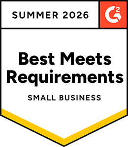 G2 Best Meets Requirements for Small Business Summer 2026