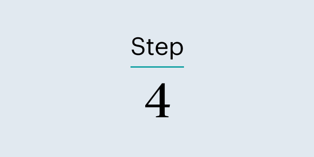 step four card