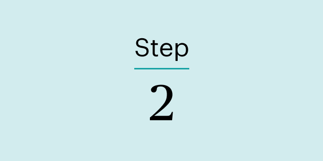 step two card