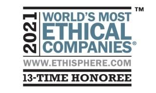 2021 Most Ethical Companies award